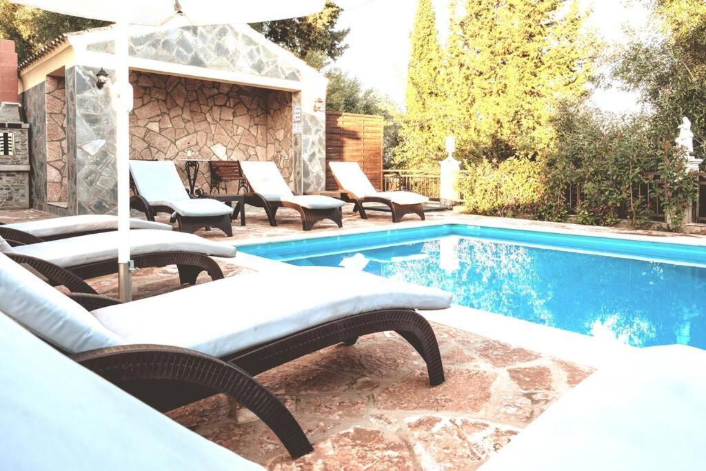 Poli House Family Villa W/ Pool Corfu  المظهر الخارجي الصورة